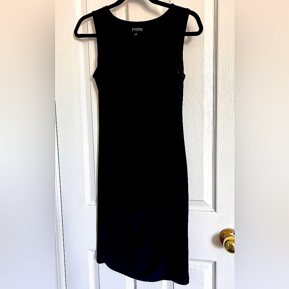 Enfocus Studio dark blue sleeveless dress size 4
